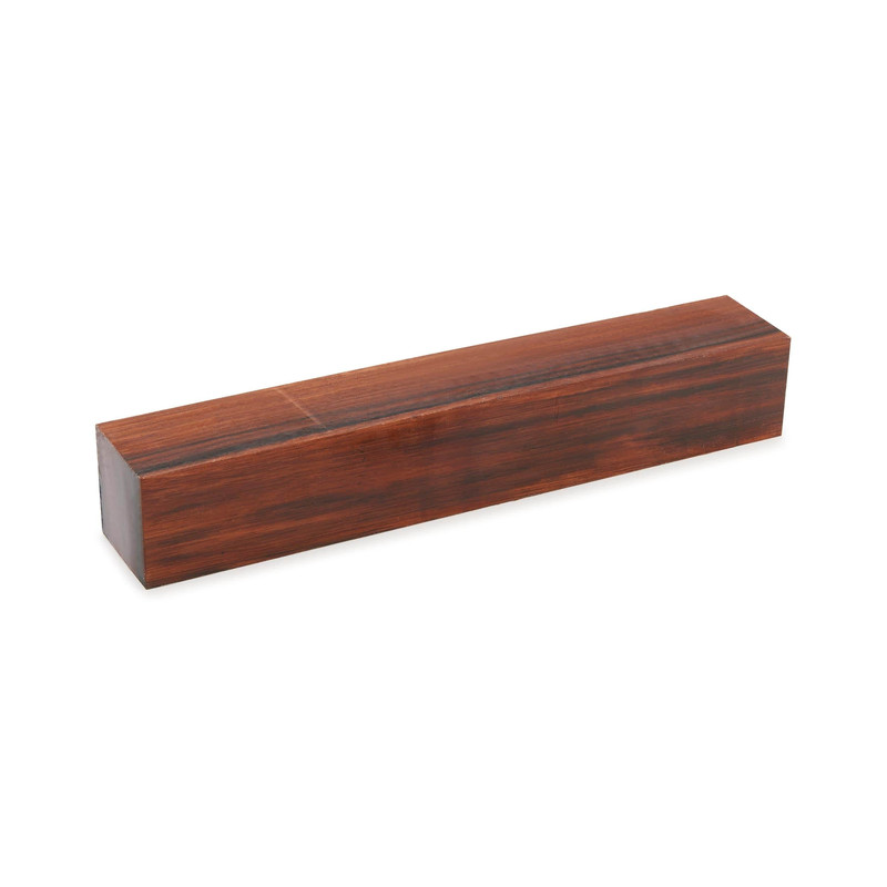 Macassar Ebony Wood Turning Stock - Thickness:2" - Width:2" - Length:12"